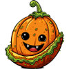 Kawaii Halloween Fusion: Pumpkin Taco
