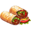 Tasty delicacy: Döner Dürüm Wrap