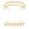 Alten mann mit einem wandert