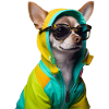 Chihuahua dog with sunglasses