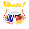 Bière bavaroise, bravo! Chemise Bavière