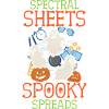 Feuilles spectrales Spooky Spreads effrayant