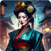 Fière geisha moderne