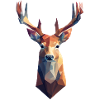 Deer - Polygon Art