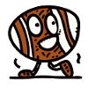 Rugby Ball Cartoon
