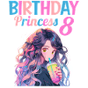 Anime Mandga Boba Bubble Tea 8th Birthday