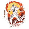 Creepy Basketball Player Halloween Zombie