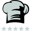 Chef's hat 5 star chef