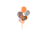 Letter n birthday balloon