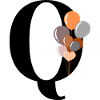 Lettre q ballon d’anniversaire