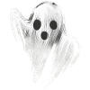 STYLIZED SCARY GHOST