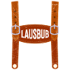 Lausbub Lederhose Shirt Männer