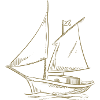 Sailing adventures in silhouette: Elegant