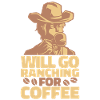 Rodeo Cowboy Coffee Ranch Cowboy