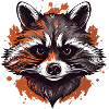 Raccoon Raccoon Cool Motif
