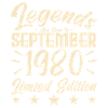 1980 birth. Gift from September.
