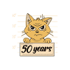 50 ans anniversaire chat stressé