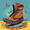 Broken boots