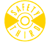 Veiligheid Shirt, veiligheid derde geel teken grappig