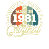 1981 Birthday Retro - 42/43 years