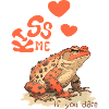 Lustige Frosch-Kuss-Herausforderung