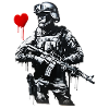 Graffiti-Soldaten-Street-Art-Schablone
