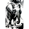 Elegant elephant pride