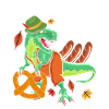 Oktobasaurus Rex Dinosaure Bretzel