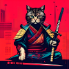 Samurai Katze