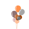 Letter t birthday balloon