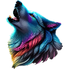 Bunter Wolf