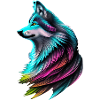 Bunter Wolf