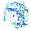 School of fish,fish,painting,graffiti,shark