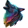 Bunter Wolf