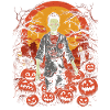 Creepy Korean Halloween Zombie
