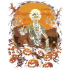 Creepy Korean Halloween Zombie