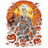 Creepy Korean Halloween Zombie