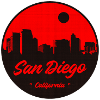 San Diego Skyline Red