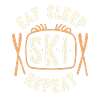 Manger dormir Ski Répéter