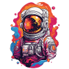 Astronauts in Space Aesthetic Adventure
