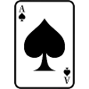 Ace Of Spades Playing Card