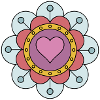 Cute Funky Hippie Boho Flower