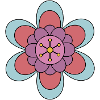Cute Funky Hippie Boho Flower