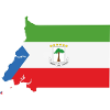 Flagge Äquatorialguinea, Map