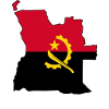 Angola Flag, Map