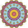 Cute Funky Hippie Boho Flower