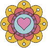 Cute Funky Hippie Boho Flower