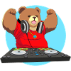 DJ Bear Loco Animal Squad