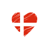 Danmarks flag Skandinavien Danske Flag Rejser