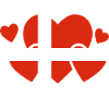 Danmarks flag Skandinavien Danske Flag Rejser